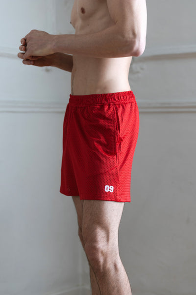 Short Rojo Mesh